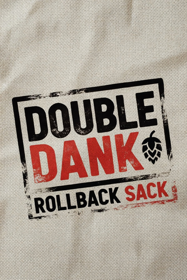 double dank brewing supply grain sack promotional image