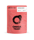 A stand-up pouch of Omega Yeast German Bock