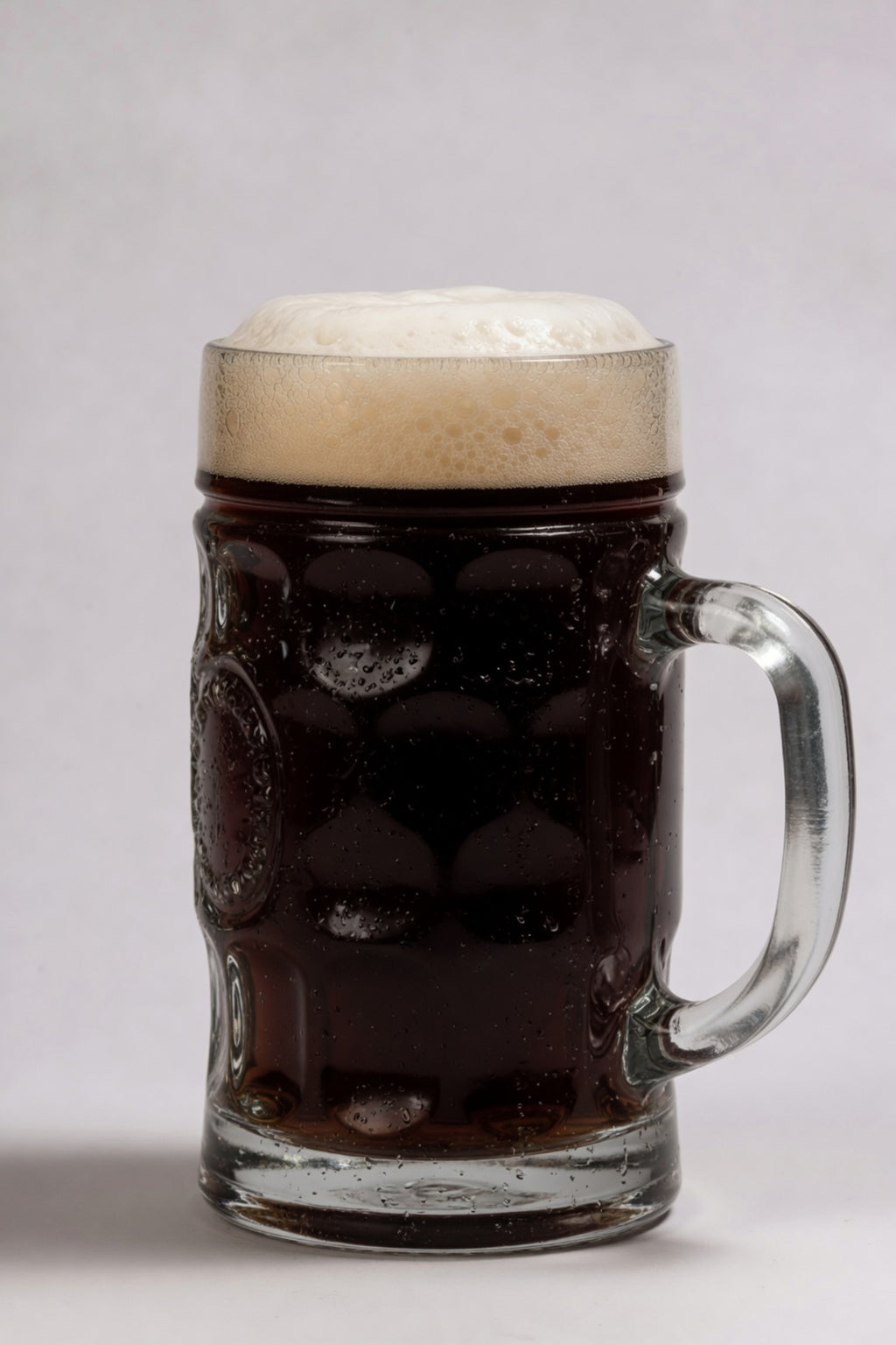 glass of black beer from showing 40 srm color from proximity roasted barley