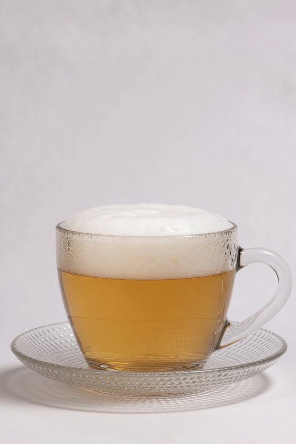 glass of pale golden beer showing 3 SRM color from simpsons maris otter base malt
