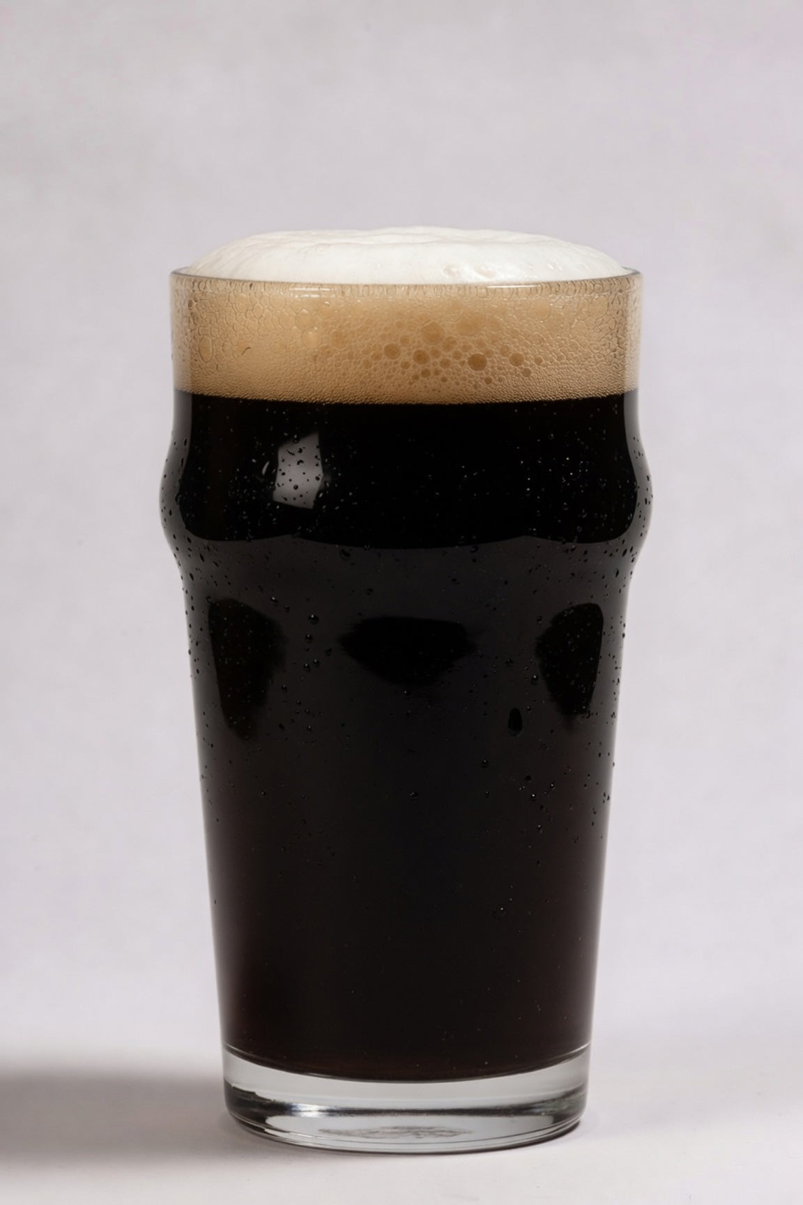 glass of black beer showing 40 srm color from weyermann carafa special type 1 dark malt