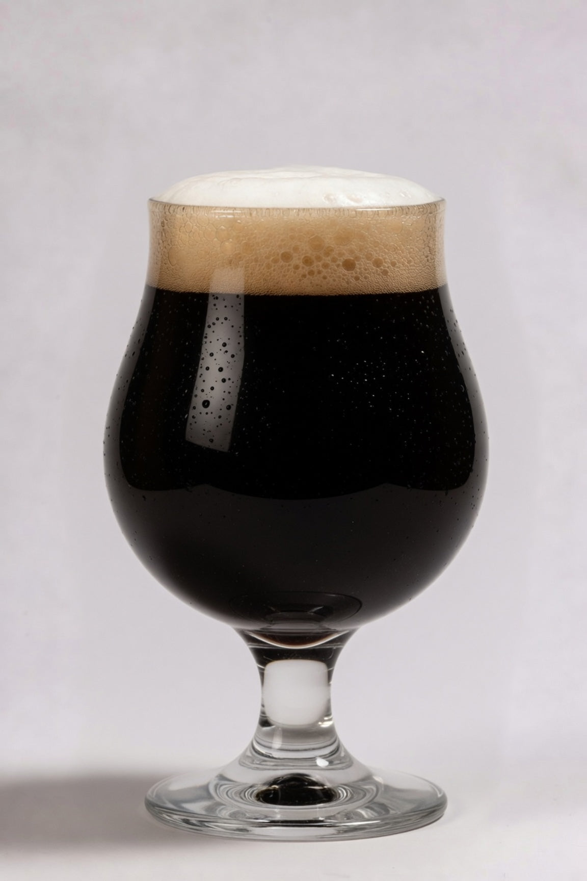 glass of black beer showing 40 srm color from weyermann carafa special type 2 specialty roasted malt