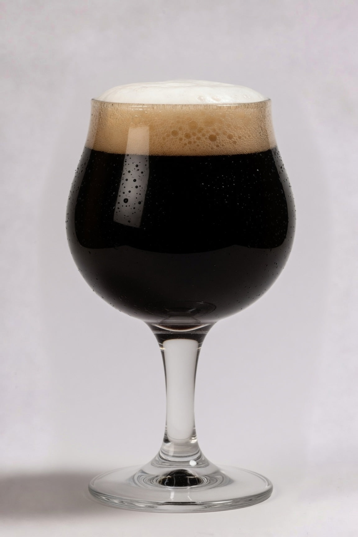 glass of black beer showing 40 srm color from weyermann carafa special type 3 specialty roasted malt